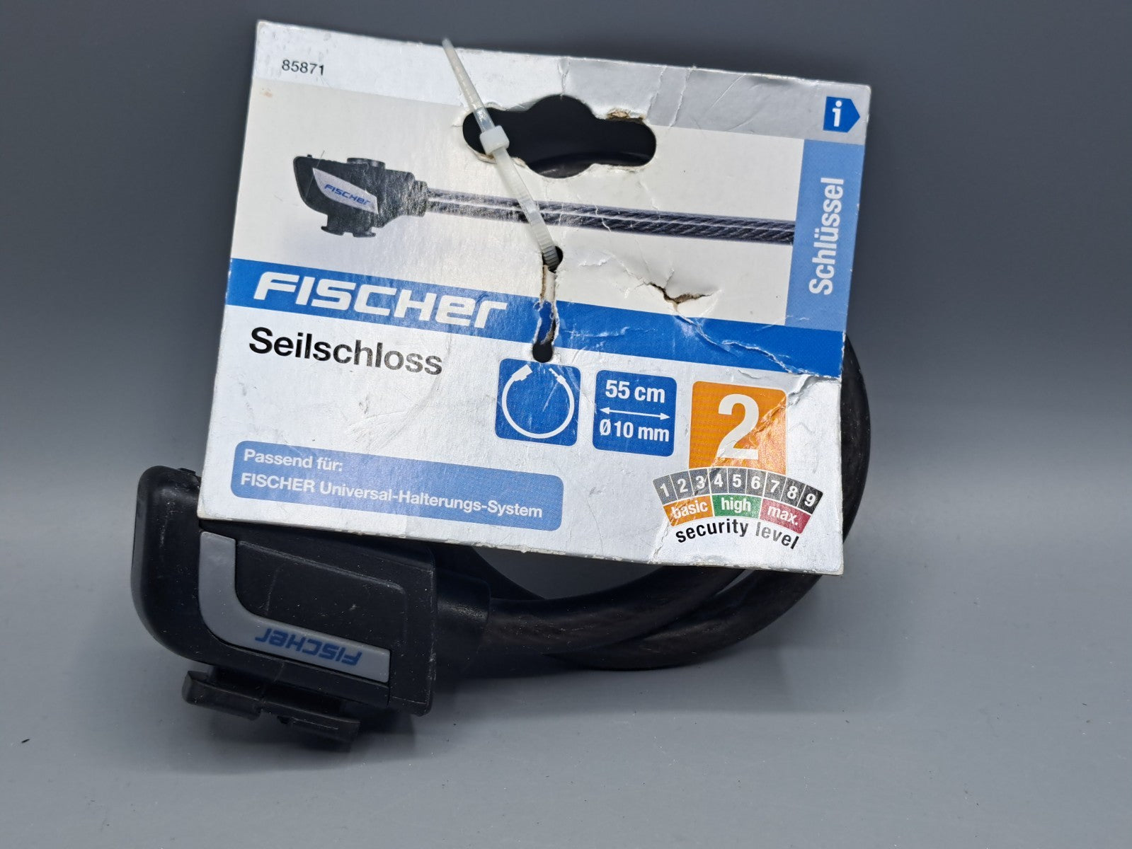 Fischer Seilschloss Schlüssel, 55 cm